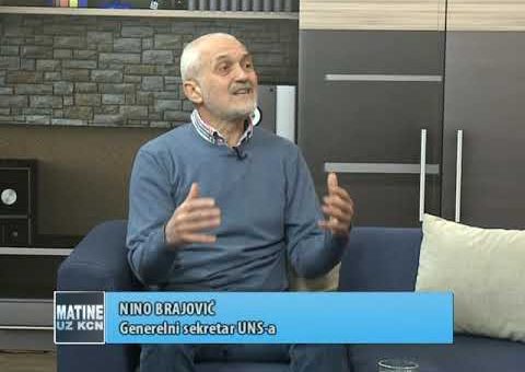 KCN Matine – Nino Brajovic, Generalni sekretar UNS-a (TV KCN 13.02.2021)