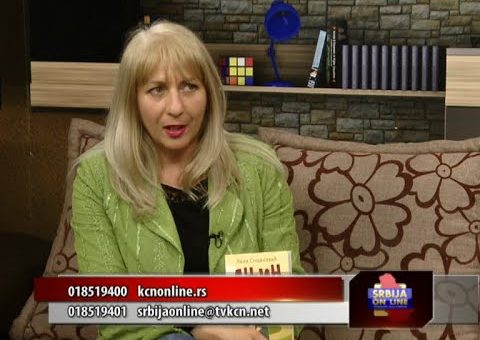 Lela Stojanović, pisac knjige i priručnika za znakovni jezik (Srbija online TV KCN 05.03.2021)