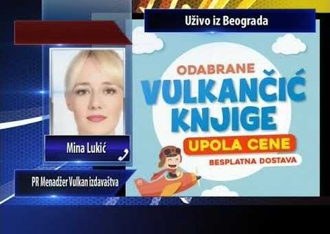 Srbija online – Mina Lukic, PR Menadzer Vulkan izdavastva Fono Ukljucenje (TV KCN 25.03.2021)