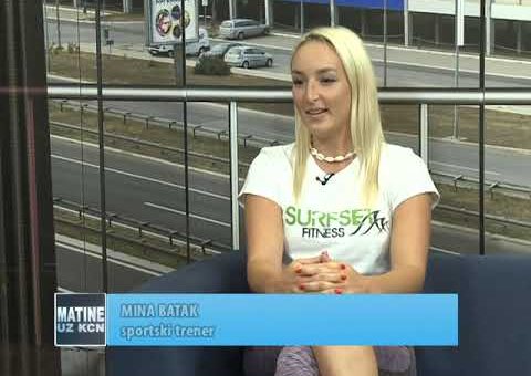 KCN Matine – Mina Batak – sportski trener ( TV KCN 24.07.2021.)