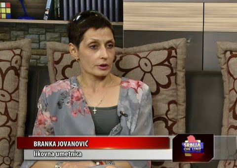 Branka Jovanović, likovna umetnica (Srbija online TV KCN 19.04.2021)