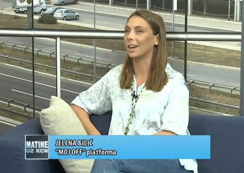 KCN Matine – Jelena Bilic, „MOJ OFF“ platforma (TV KCN 18.09.2021)