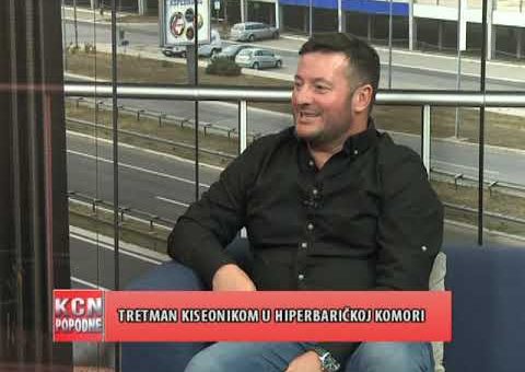 KCN Popodne – Zoran Pejcic, vlasnik Oxybarik centra u Beogradu (TV KCN 18.09.2021.)