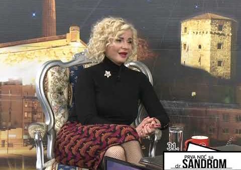Prva noc sa dr Sandrom 31 – Jelena Lončar, psihoterapeut (TV KCN 30.10.2021.)