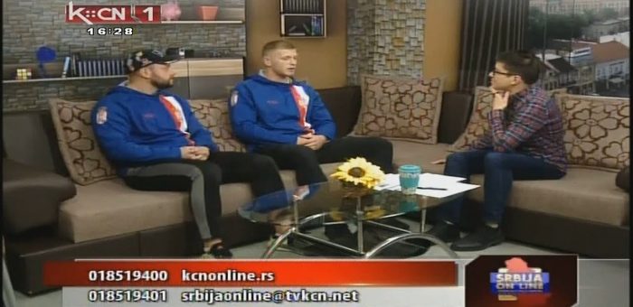 Uspeh ragbista Srbije: Lazar Živković, Stefan Arsić (TV KCN 19.10.2021)