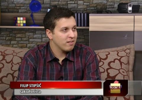 Filip Stipšić, saksofonista (Srbija online TV KCN 21.12.2021.)