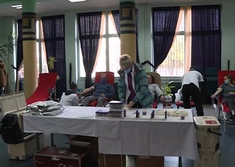 Info – Akcija davanja krvi u jagodinskoj Gimnaziji (TV KCN 08.12.2021)