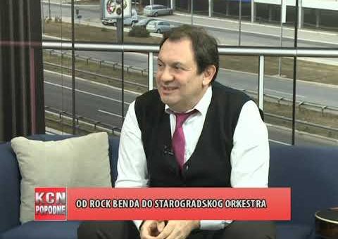 KCN Popodne – Aleksandar Erovic, vodja orkestara Stari Grad (TV KCN 04.12.2021.)