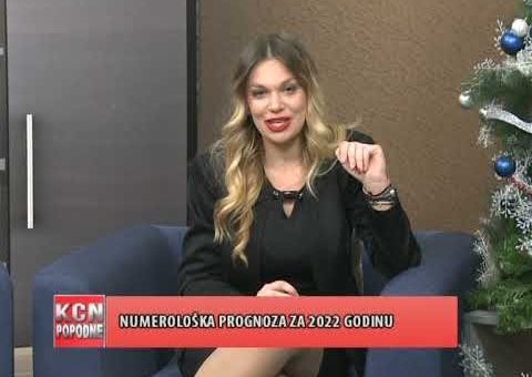 KCN Popodne – Gordana Dragisic, astroloskinja i numeroloskinja (TV KCN 18.12.2021.)