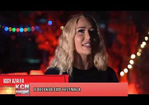 KCN Popodne – Milica Dragomirovic, PR menadzerka Exit festivala (TV KCN 16.07.2022)