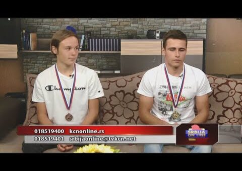 Uspeh niških kajakaša: Marko Đorđević i Petar Radojković (Srbija online TV KCN 23.08.2022)