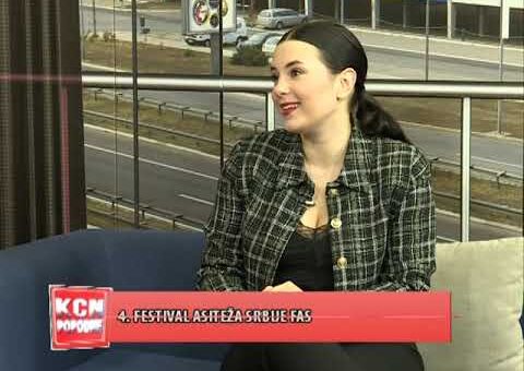 KCN Popodne – Jovana Zivkovic, PR FAS (TV KCN 05.11.2022)