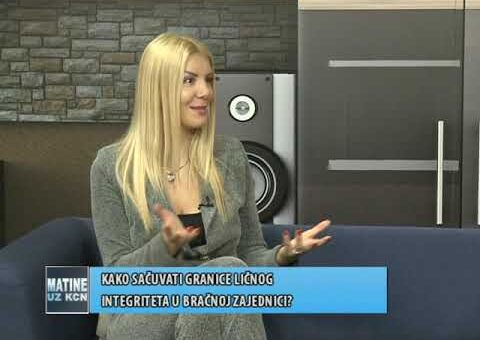 KCN Matine – Jovana Stanisavljevic, pisac i trener za licni razvoj NLP coach (TV KCN 28.01.2023)