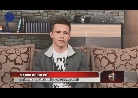 Najbolji sportista Nisa: Marko Djordjevic (Srbija online 10-01-2023)