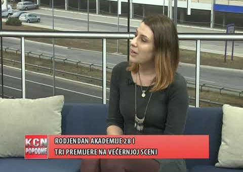 KCN Popodne – Tara Manic – rediteljka predstave ( TV KCN 06.03.2021.)
