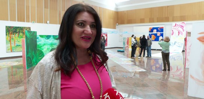 izložba San letnje noći Vesne Knežević (TV KCN 18-04-2021)