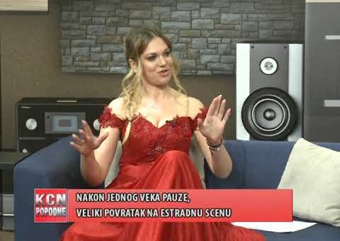 KCN Popodne – Anrijana Anci Dabetic – pevacica ( TV KCN 24.04.2021.)