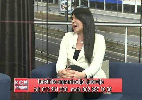 KCN Popodne – Jelena Tesic, direktor TO Ljubovija (TV KCN 10.04.2021)