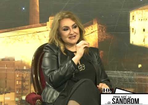 Prva noc sa dr Sandrom 10 – Violeta Dimitric, novinar i knjizevnica (TV KCN )