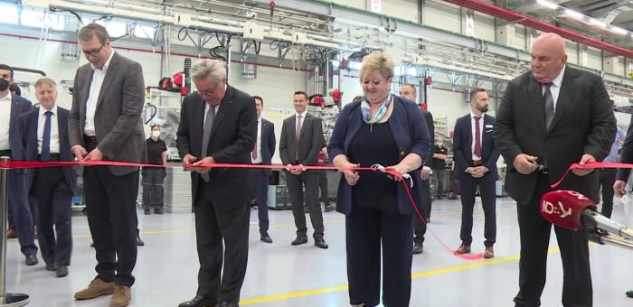 Info – Vucic na otvaranju fabrike Fischer u Jagodini (TV KCN 10.06.2021)