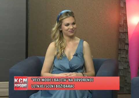 KCN Popodne – Marko Filipovic, pr menadzer Centra za kulturu i obrazovanje Bozidar (TV KCN)