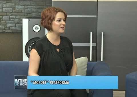 KCN Matine – Jelena Bilic  – „Moj Off“  Platforma ( TV KCN 03.07.2021.)