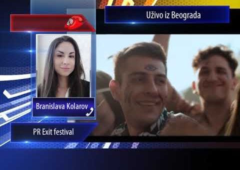 KCN Popodne – Branislava Kolarolov, PR Exit festival (TV KCN 10.07.2021.)