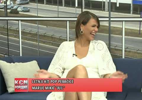KCN Popodne – Marija Mikic, pop pevacica (TV KCN 10.07.2021.)