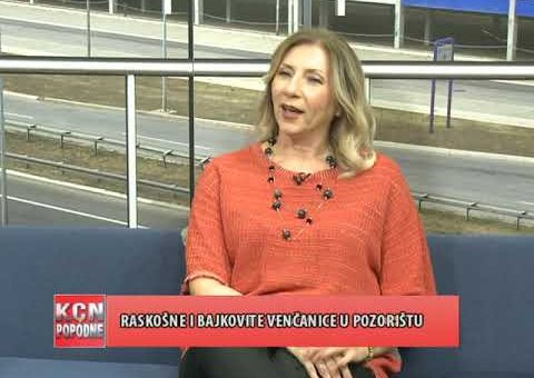 KCN Popodne – Tijana Cvetkovic, vlasnica salona svecanih haljina i vencanica (TV KCN 25.09.2021)