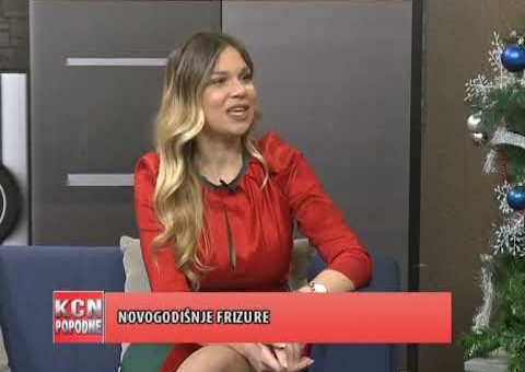 KCN Popodne – Mirela Ignjatovic, vlasnica frizerskog salona Tacka (TV KCN 25.12.2021.)