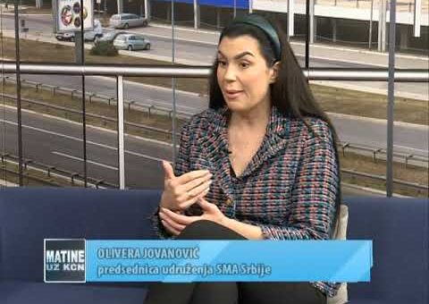 KCN Matine – Olivera Jovanovic, predsednica udruzenja SMA Srbije (TV KCN 09.04.2022.)