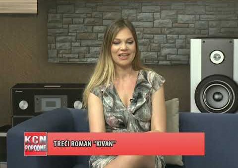 KCN Popodne – Sandra Pekic, knjizevnica ( TV KCN 28.05.2022.)