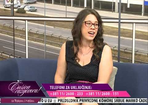 Casica razgovora – Nevena Saric Pavlovic, direktorka srednje skole EPA  ( TV KCN 24.06.2022.)