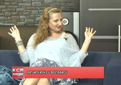 KCN Popodne – Zoran Gajic, slikar i Isidora Ficovic, dr likovne umetnosti (TV KCN 23.07.2022.)