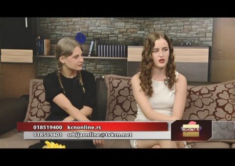 Uspeh Akademskog pozorišta Niš: Emilija Cvetković, Anđelija Mirović, glumice (TV KCN 05.07.2022)