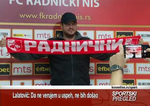 Lalatović počeo treći mandat u niškom Radničkom