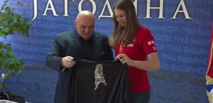 Info – Prijem za Saru Lozo u Skupstini grada Jagodine (TV KCN 20.10.2022)